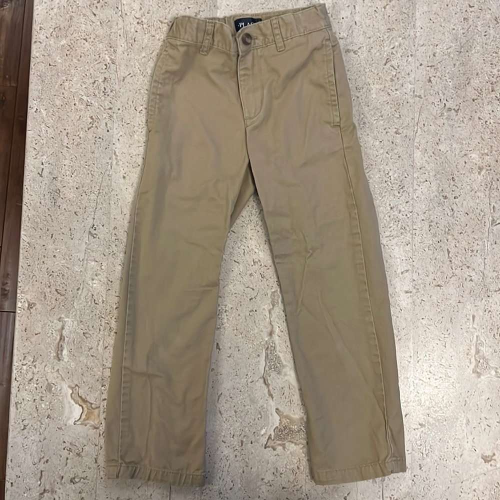 Tan khakis boys size 6 slim